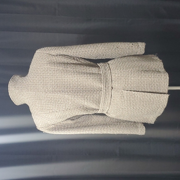 CK wool blend textured belted peacoat - Picture 7 of 9